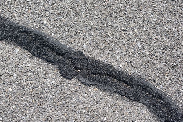 Driveway Crack Sealing in Spring
