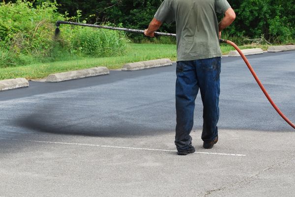 Lot Sealcoating in Spring