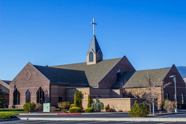 Church Parking Lot Sealcoating in Spring