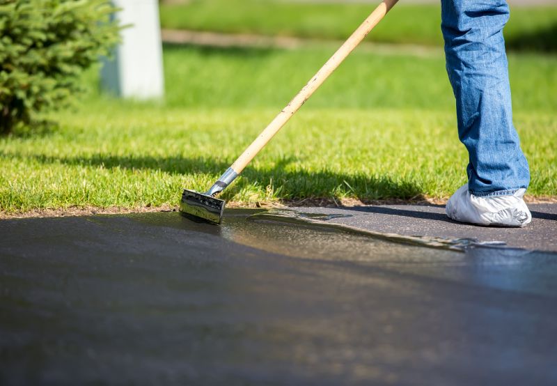 Hot Tar Driveway Sealing